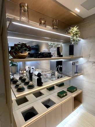 Espaço de café da clínica